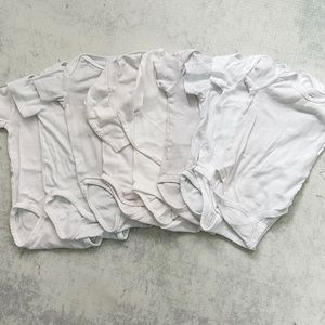 H&M CARTERS Assorted White Onesies